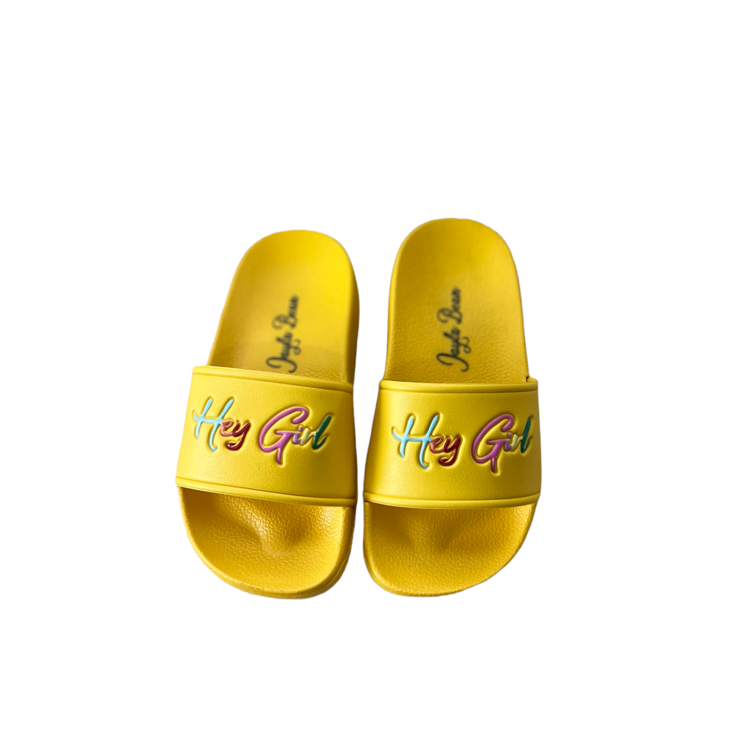 Jayla Bean “Hey Girl” Yellow Slides
