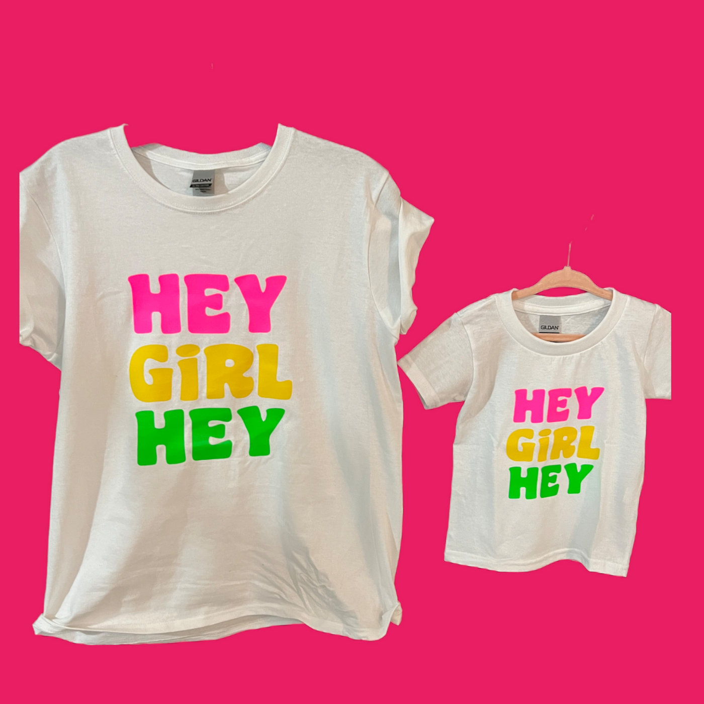 Jayla Bean- “HEY GIRL” Mommy and Me Shirts