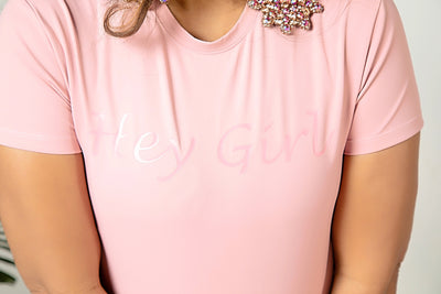 “HEY GIRL” Pink -“Mommy and Me” Yoga Set freeshipping - SHOPJAYLABEAN